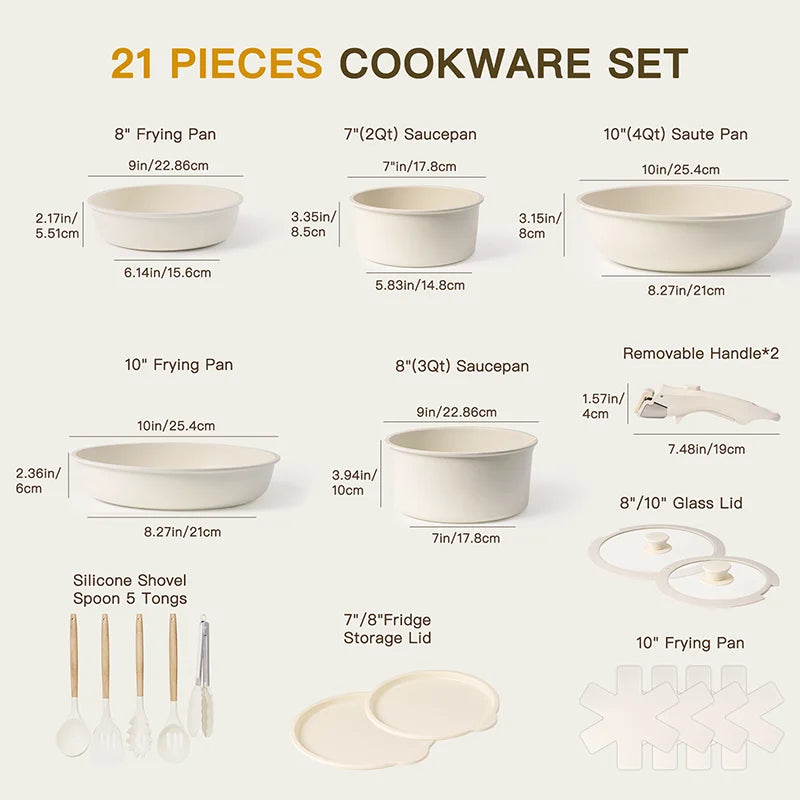 Astercook Ceramic Cookware Set - LoongFly Online