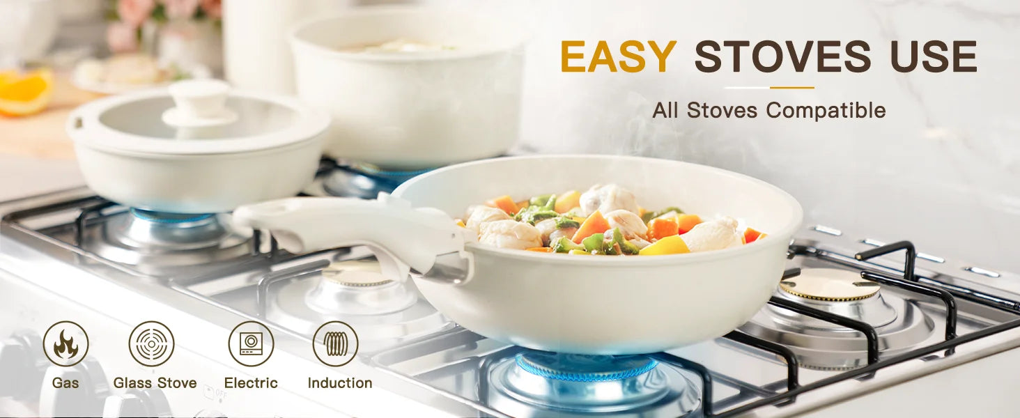 Astercook Ceramic Cookware Set - LoongFly Online