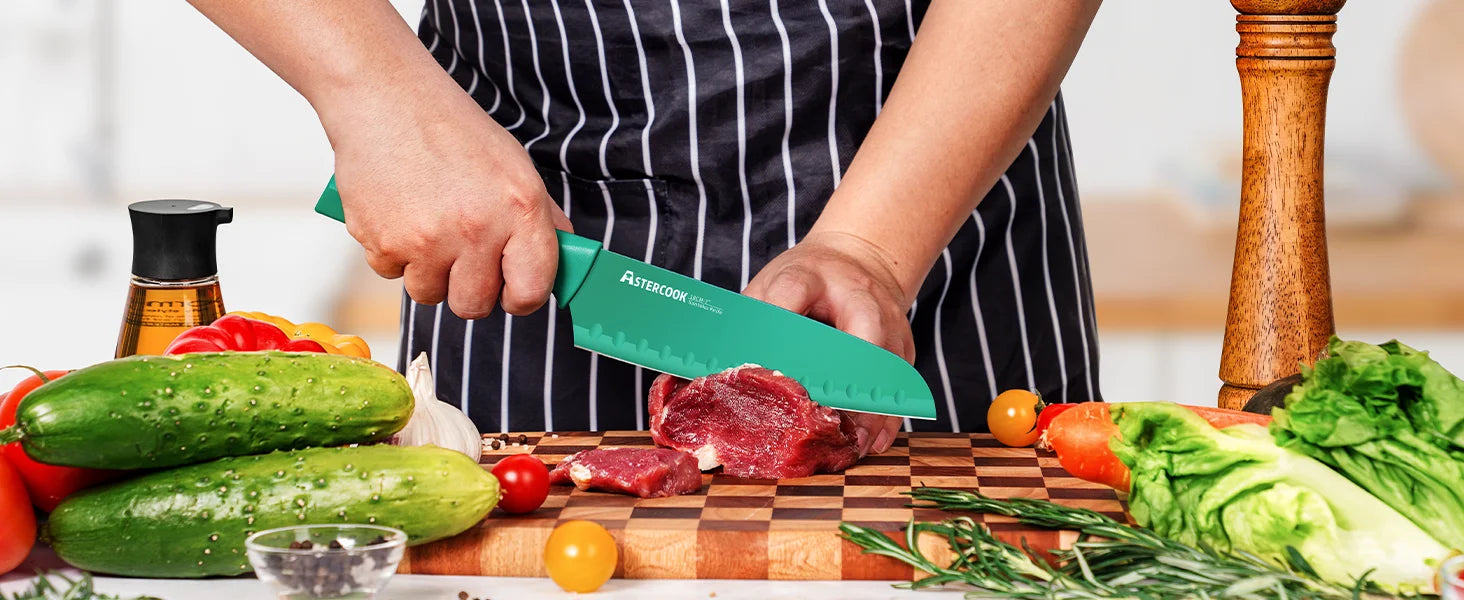 Astercook 12 Pcs Color-Coded Kitchen Knives Set - LoongFly Online