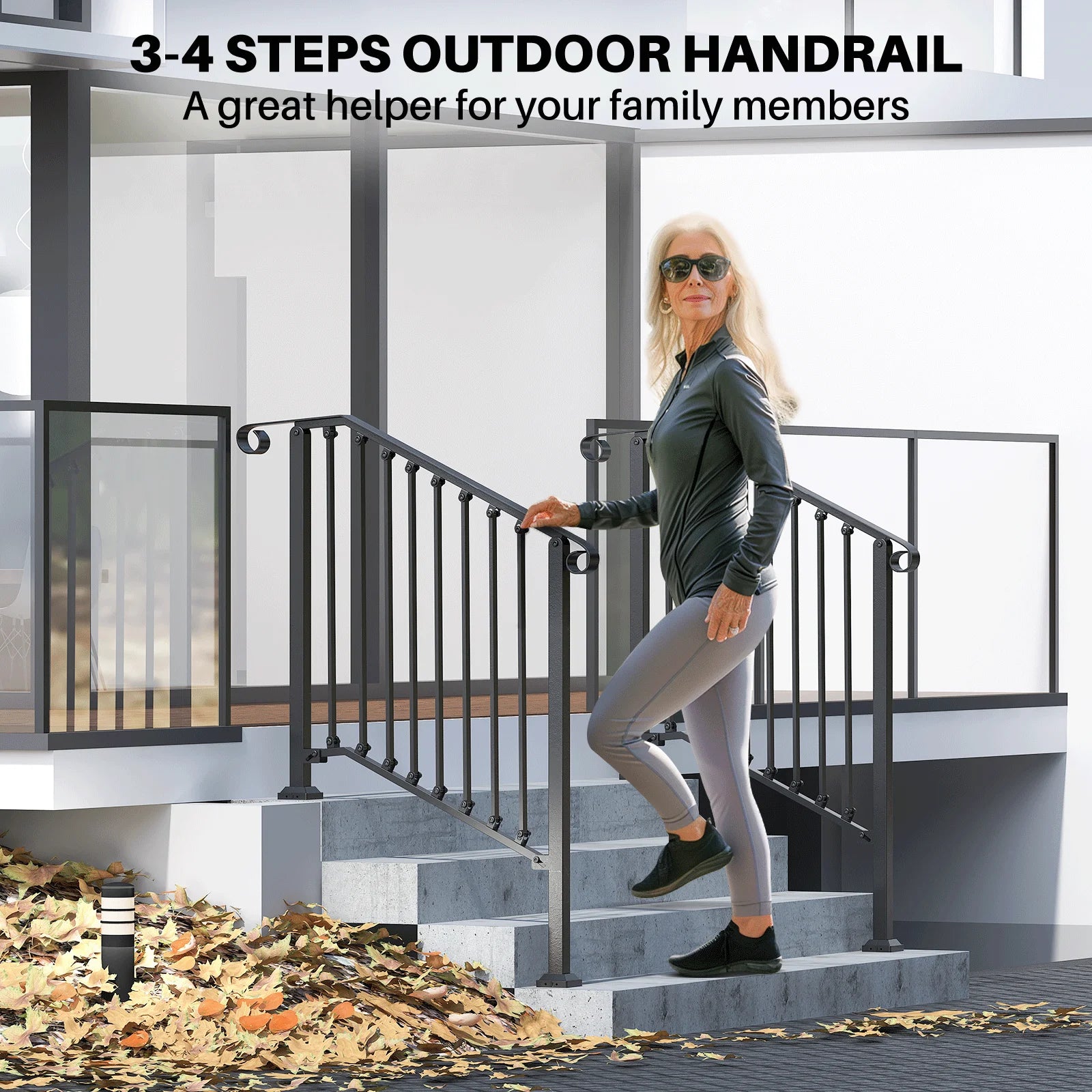 REDLIFE Handrails for Outdoor Steps - LoongFly Online