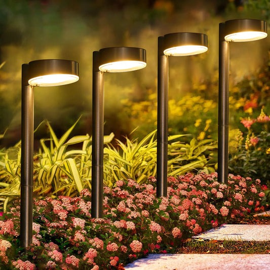 8 Pack Solar Pathway Lights Outdoor - LoongFly Online