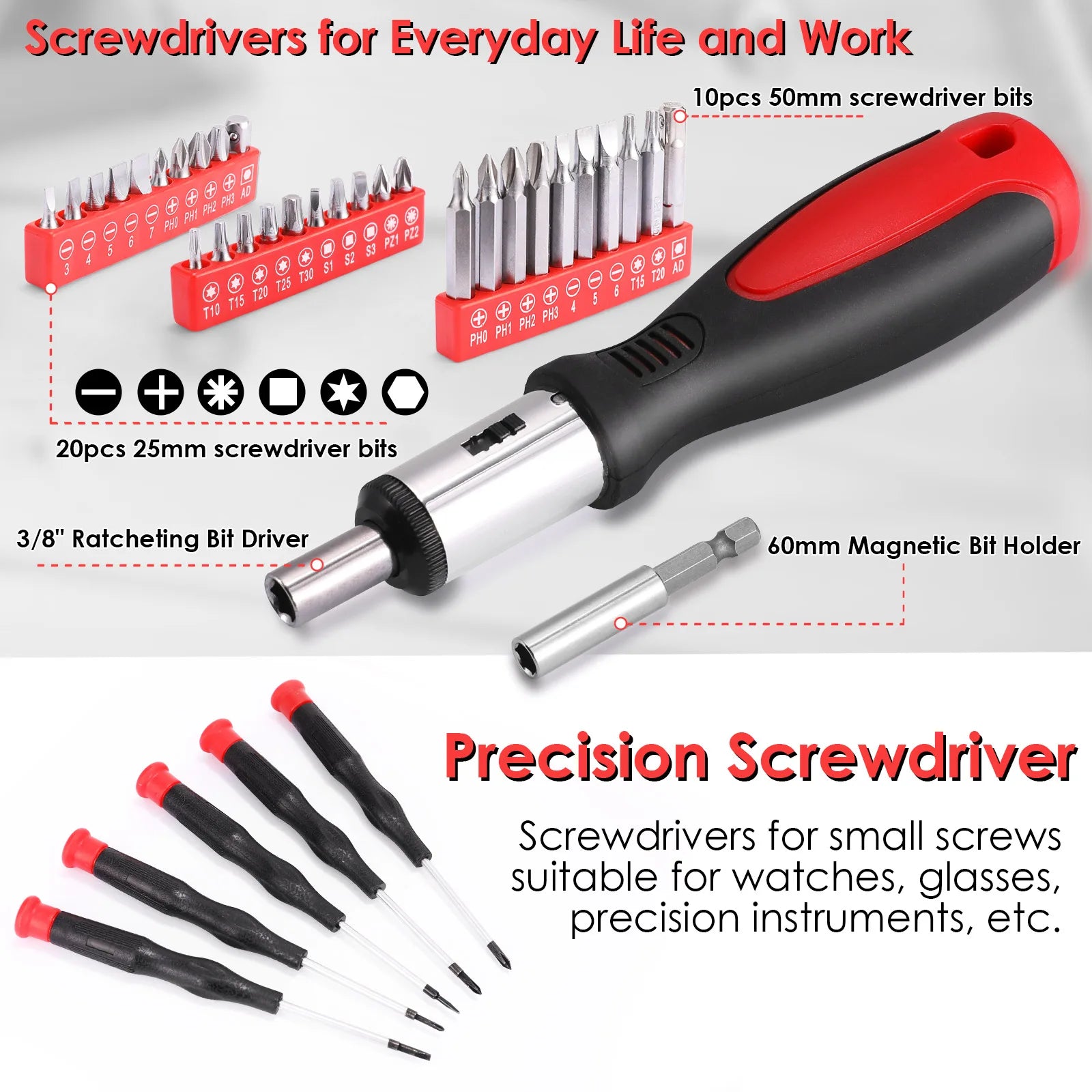 198 Piece Socket Wrench Auto Repair Tool Combination Package - LoongFly Online