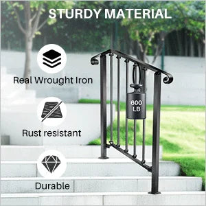 REDLIFE Handrails for Outdoor Steps - LoongFly Online