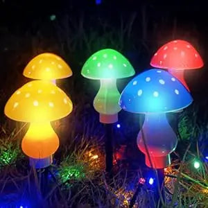 Outdoor Mushroom Solar Garden Lights - LoongFly Online