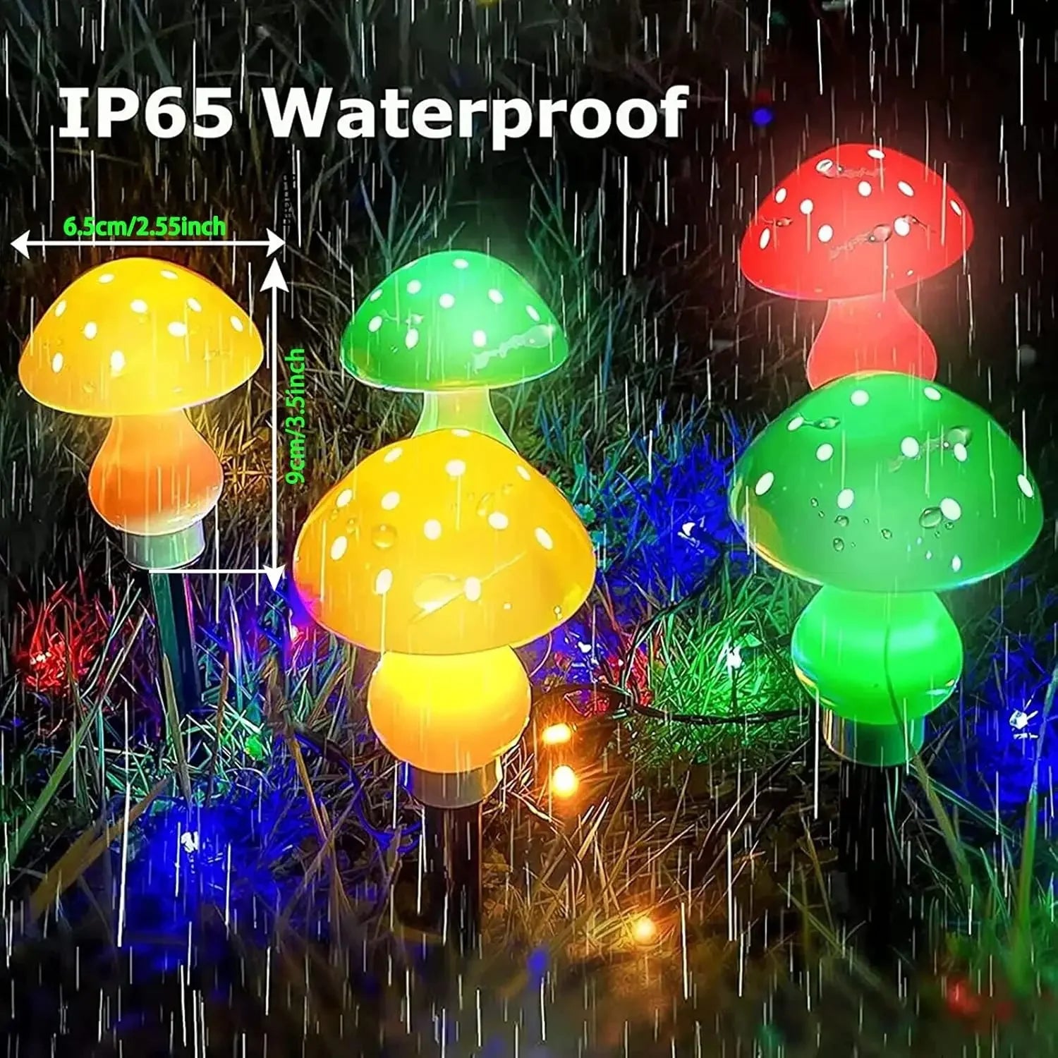 Outdoor Mushroom Solar Garden Lights - LoongFly Online