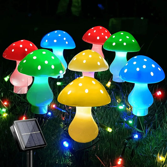 Outdoor Mushroom Solar Garden Lights - LoongFly Online