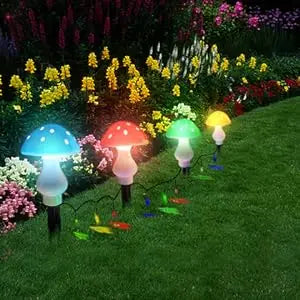 Outdoor Mushroom Solar Garden Lights - LoongFly Online