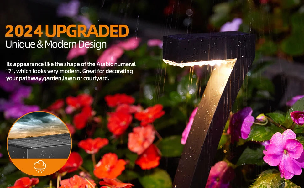 6 Pack Bright Solar Outdoor Lights - LoongFly Online