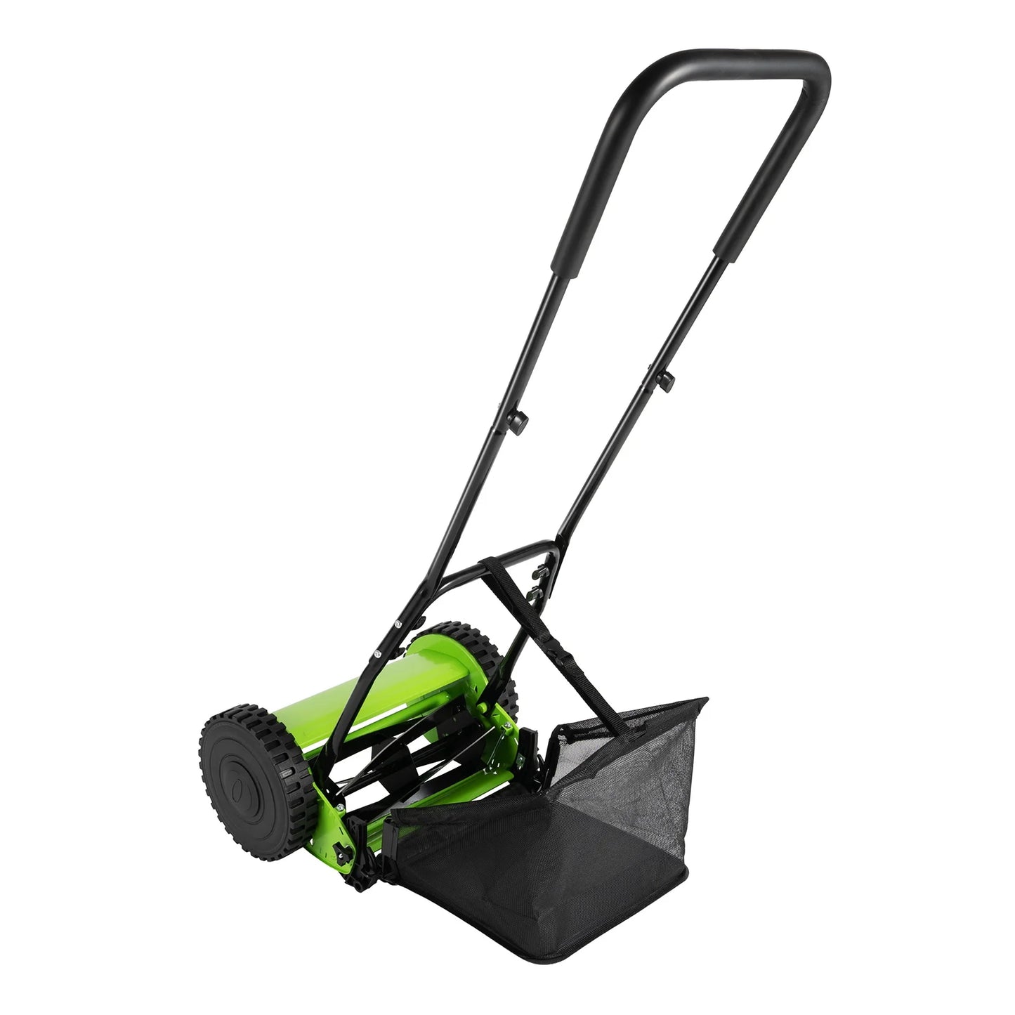 12Inch Hand Push Mower Lawn Sweeper Manual Reel Grass Catcher Manchine - LoongFly Online