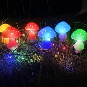 Outdoor Mushroom Solar Garden Lights - LoongFly Online