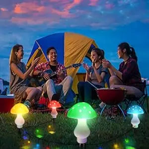 Outdoor Mushroom Solar Garden Lights - LoongFly Online