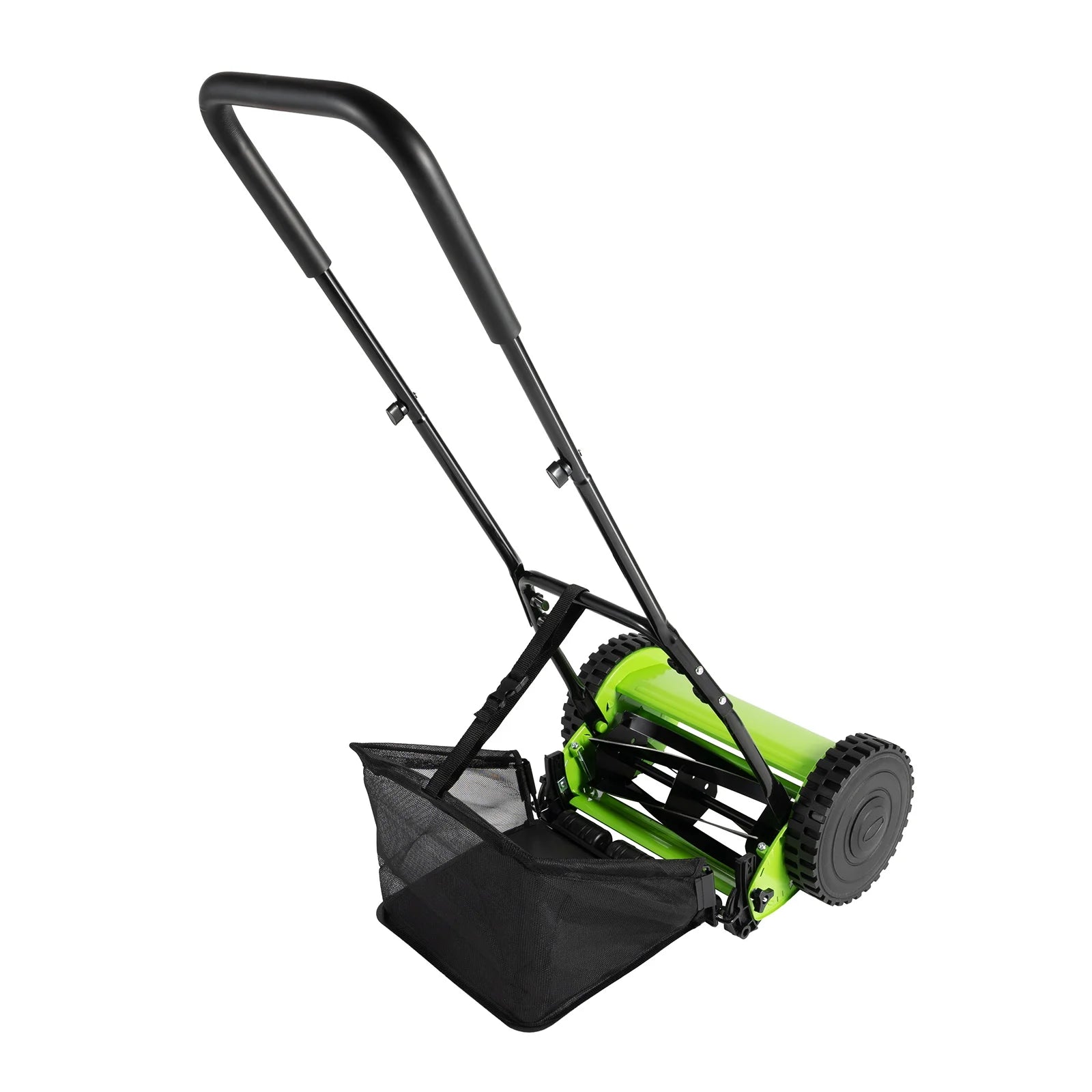 12Inch Hand Push Mower Lawn Sweeper Manual Reel Grass Catcher Manchine - LoongFly Online